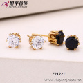 90847-Xuping Jewelry Fashion New Model Fancy Stud Earring con encantos Heart Shap